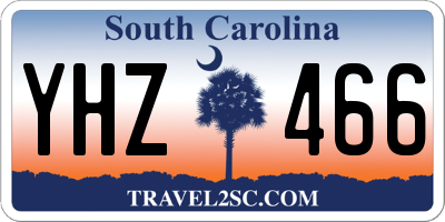 SC license plate YHZ466