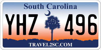 SC license plate YHZ496