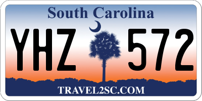 SC license plate YHZ572