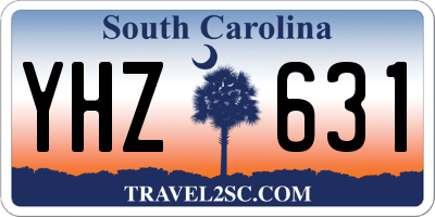 SC license plate YHZ631