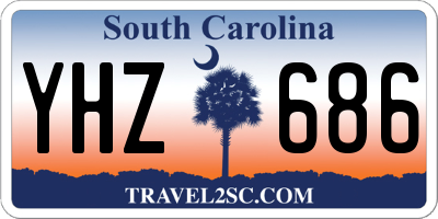 SC license plate YHZ686