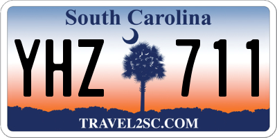SC license plate YHZ711