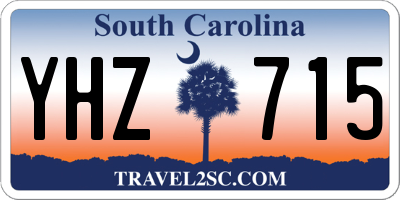 SC license plate YHZ715