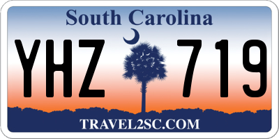 SC license plate YHZ719