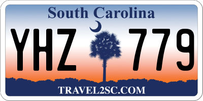 SC license plate YHZ779