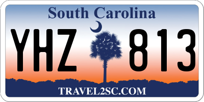 SC license plate YHZ813