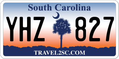 SC license plate YHZ827