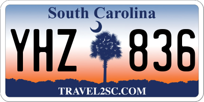 SC license plate YHZ836