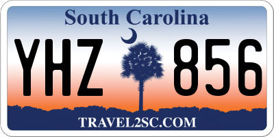 SC license plate YHZ856