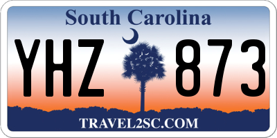 SC license plate YHZ873