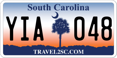 SC license plate YIA048