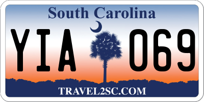 SC license plate YIA069