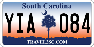 SC license plate YIA084