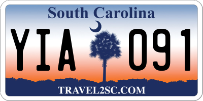 SC license plate YIA091