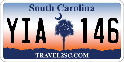 SC license plate YIA146