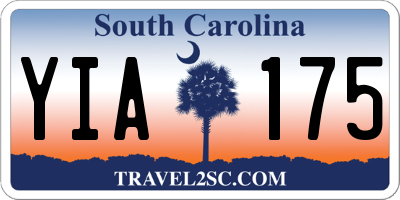 SC license plate YIA175
