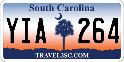 SC license plate YIA264