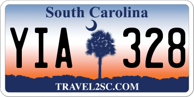 SC license plate YIA328