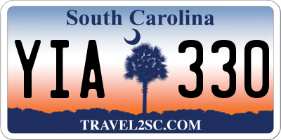 SC license plate YIA330
