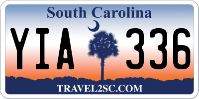 SC license plate YIA336