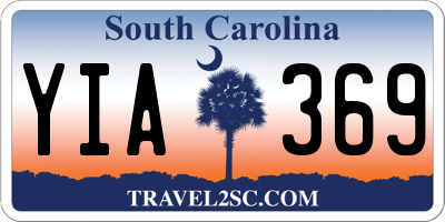 SC license plate YIA369