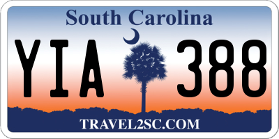 SC license plate YIA388