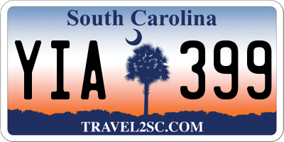 SC license plate YIA399