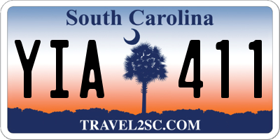 SC license plate YIA411