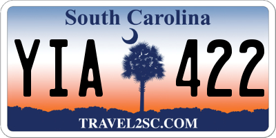 SC license plate YIA422