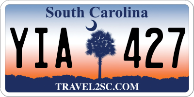 SC license plate YIA427