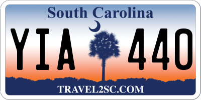SC license plate YIA440