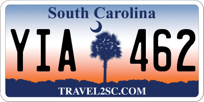SC license plate YIA462