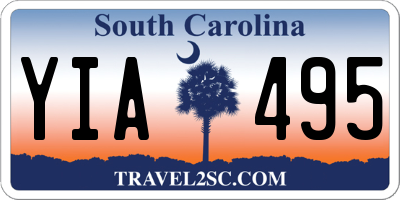 SC license plate YIA495