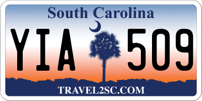 SC license plate YIA509