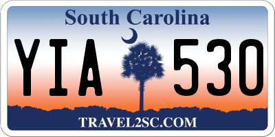 SC license plate YIA530