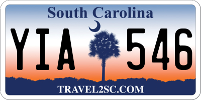 SC license plate YIA546
