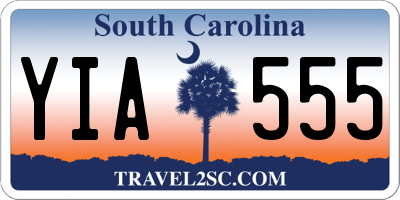 SC license plate YIA555
