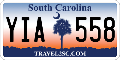 SC license plate YIA558