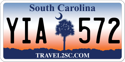 SC license plate YIA572