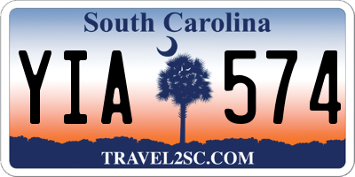 SC license plate YIA574