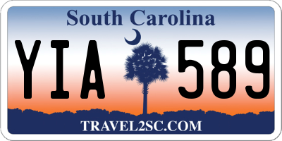 SC license plate YIA589
