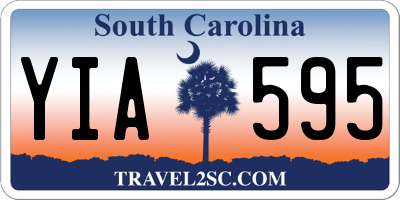 SC license plate YIA595