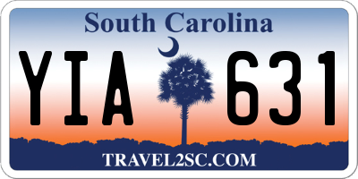 SC license plate YIA631