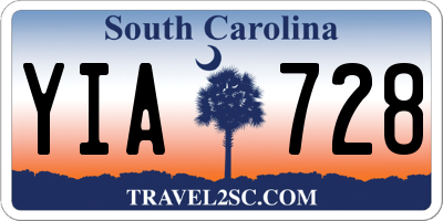 SC license plate YIA728