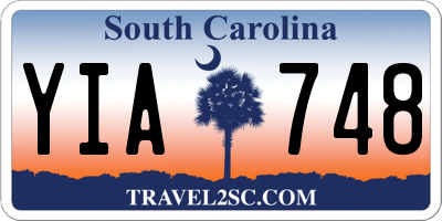 SC license plate YIA748
