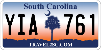 SC license plate YIA761