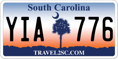 SC license plate YIA776