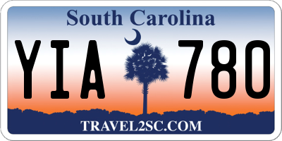 SC license plate YIA780