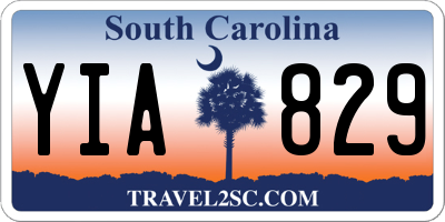 SC license plate YIA829
