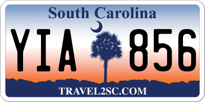 SC license plate YIA856